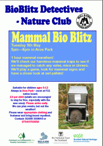 Mammal Bio Blitz - Nature Detectives