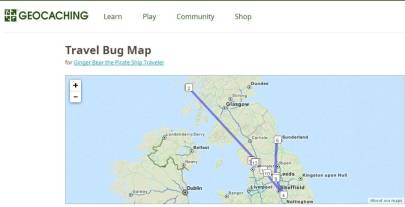 Ginger travels mid July