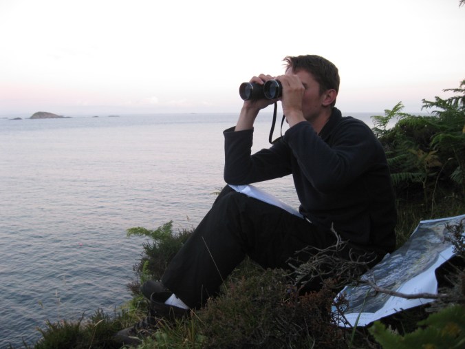 Daniel at pigeon cave